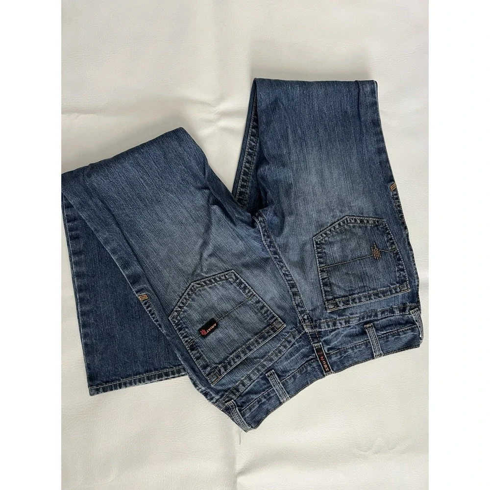 Ariat FR HRC2 Low Rise Boot Cut Jeans Men's 32x30 Western Cowboy Workwear Denim
